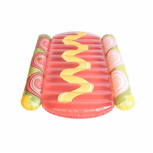 [Hot Item] Hot Dog Aufblasbar Luftmatratze Custom Kids Pool Float Inflatable Floating Bed