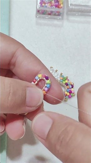 Discover the simplest way to make beautiful stud earrings #diy #jewelry #tutorial