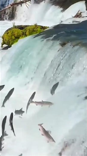 Why Rivers Have “Stairs” for Fish 🐟 | Fish Ladder Explained #shorts