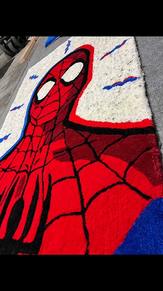 Spiderman Comic Book Rug: A Stunning Custom Creation