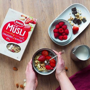 112K views · 540 reactions | Notre muesli croquant +  + 拏 +  = un petit-déjeuner délicieux!  Que pensez-vous de ce calcul facile et savoureux?  | Emco Maroc | Facebook