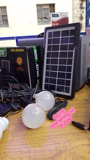 GDLITE Solar Charging Kit: Complete Lighting Solution