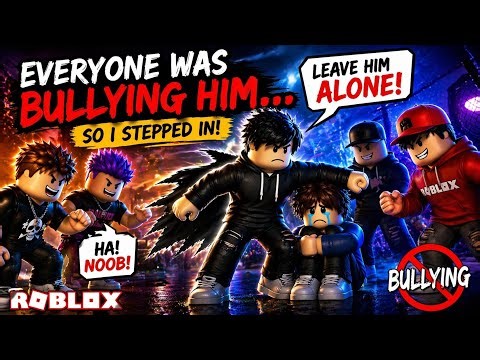 Everyone Was Bullying Him… So I Stepped In! (Roblox) #roblox