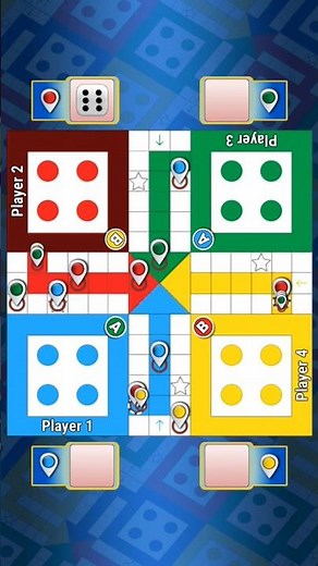 how to play Ludo King 4 player gameplay #sorts #trending