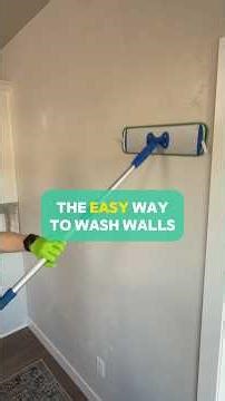 The EASY Way To Wash Walls