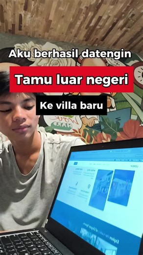 Cuman buat landing page, aku berhasil datengin tamu luar negeri ke kenalan aku yang baru memulai bisnis villa. Aku bantu pembuatannya dari 0 mulai dari desain dengan tampilan yang mewah 🎨, perkuat copywriting konten-kontennya 📝 dan optimasi SEO biar website gampang ditemuin banyak orang 🔍 Hasilnya? sekarang leadsnya semakin meningkat dan berhasil dapetin tamu dari luar negri 🚀 Menurut kalian gimana? kalo mau aku bantuin bikinin website juga, DM aku untuk konsultasi secara gratis ✨ #websitepr