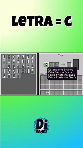 ✨Tutorial: Letra "C" no Minecraft [Fácil] ✨#shorts #minecraft #tutorial #build #letra #construção