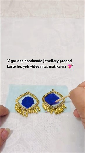 Handmade Resin Earrings with Real Flowers 💜 | Easy DIY Tutorial | Unique Jewellery Idea#trending