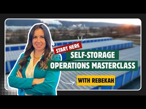 Self-Storage Operations Masterclass: What You'll Learn in 8 Weeks