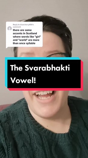 Understanding the Svarabhakti Vowel in the Glaswegian Accent