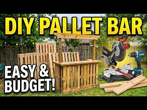 DIY Pallet Bar for Your Backyard | Easy & Budget-Friendly!