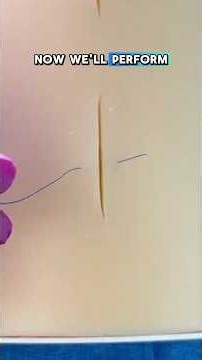 How to Tie a Surgeon’s Knot (Instrument Tie) ✅ #clinicalskills #medicaleducation #suturing #shorts