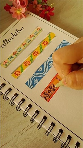 Pattachitra Border design 4#art #trending #satisfying #shorts #new #explore #pattachitra