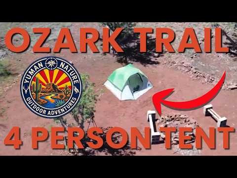 Ozark Trail 4-Person Tent: Easy Setup & Full Overnight Test