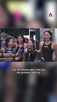 Singapore swimmer Julia Yeo on being last-minute sub in 4x100m medley race