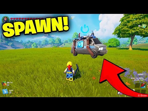 How To Set a SPAWN in LEGO Fortnite - How To Set a SPAWN POINT in LEGO Fortnite