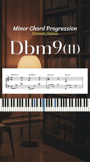Minor Chord Progression Jazz Piano / Chromatic Mediant / ジャズピアノ