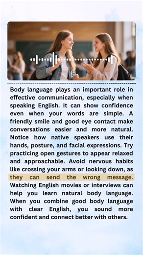36K views · 1.1K reactions | Importance of Body language in effective Communication  #learnenglish #bodylanguage #englishtips | English Fluency Hub | Facebook