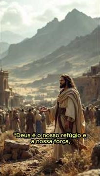 Livro dos Salmos, capítulo 46, Versículo 1 #esperança #descansoemdeus #mensagemdefé #mensagemdefé