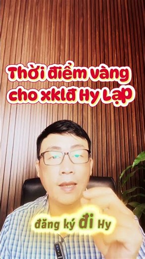 Thời điểm vàng cho các bạn đăng ký đi xklđ Hy Lạp