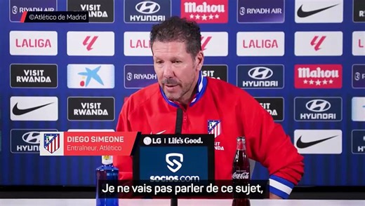 Simeone sur Griezmann : "On ne sait pas ce qui va se passer"