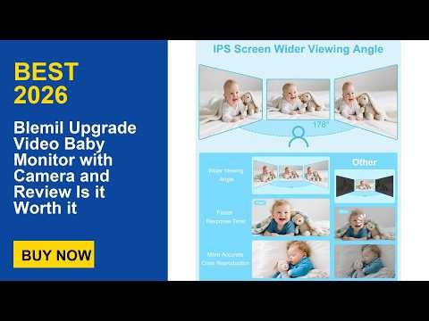 Blemil Upgrade Video Baby Monitor with Camera and Review Is it Worth it