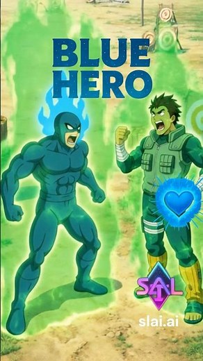 Blue Hero Opens the 8 Inner Gates | Blue Hero •Powered by (slai.ai) #ai #slai #aiverse