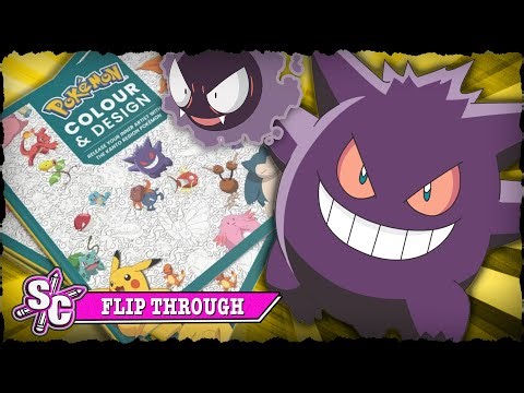 Flip-Through The New 2026 100% Official Pokemon Colour & Design Colouring Book - Sophie Colours