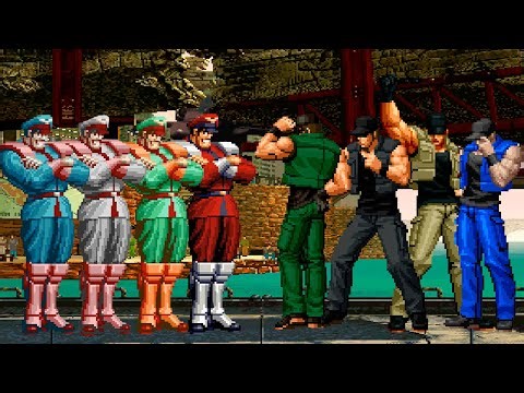 [KOF Mugen] M.Bison Team vs Clark Team