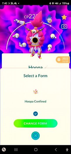 Changing Hoopa Unbound Form To Hoopa Confined Form! Pokemon Go! #pokemon #pokemongo #pokémongo