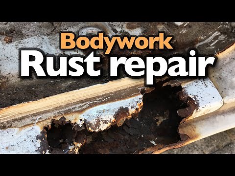 How I repair rust holes of my Ford Transit. Part 1