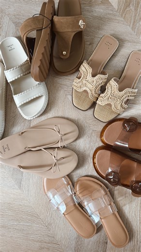 Lauren Lillie | TheLillieBag on Instagram: "Let’s unbox these Target sandals for spring🔥! Which is your fave?👀 commenT SANDALS for a DM to shop or head to my bio! Really need to trade in snow for sand soon! These affordable sandals are so similar to many designer pairs on the horizon for spring break!🤍🌴 Sandals, spring break, spring, 2026, target style, jelly, new arrivals, vacation, resort wear, unboxing, review, women’s fashion, affordable fashion, spring fashio