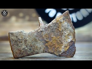 I Turned This RUSTY AXE Into A Work Of Art!