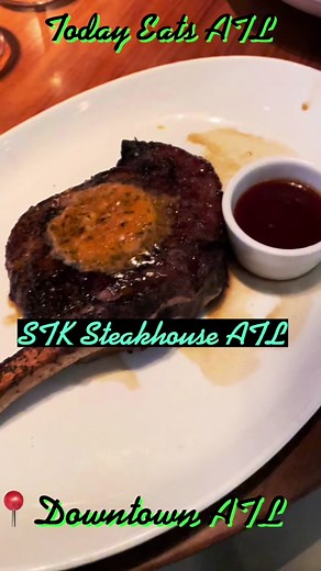 STK Steakhouse ATL 📍Downtown ATL #foodie #food #atlantaeats #atlantarestaurants #Buckheadfood #stksteakhouse #atlanta #atlantafood