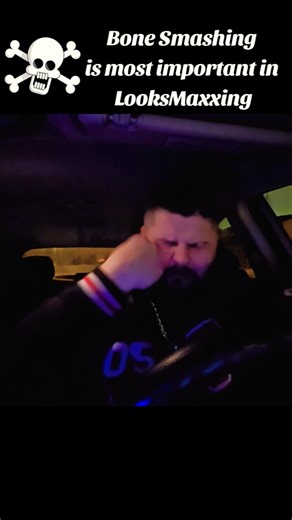 Clavicular's BoneSmashing technique to improve my physique on Looksmaxxing. #clavicular #life #bones