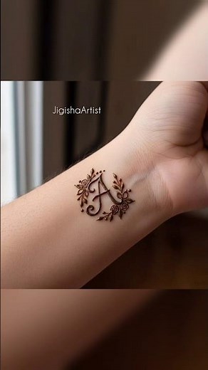 Alphabet mehndi designs | A to Z mehendi designs | cone designs | mehandi design I mehdi ka dizain I