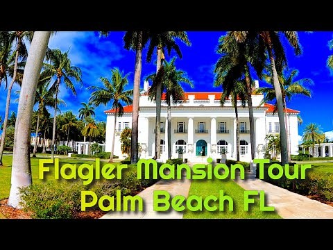 Tour of the Henry Morrison Flagler Museum Mansion in Palm Beach FL