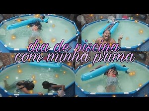 desafio na piscina com minha ♡prima♡