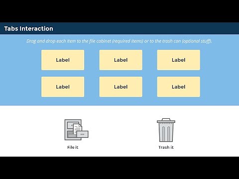Drag-and-Drop Sorting Interactions in Articulate Storyline