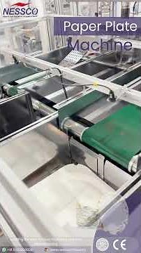 Fully Automatic Paper Plate Machine | Paper Tray & Pizza Plate Machine | Nessco Industries.