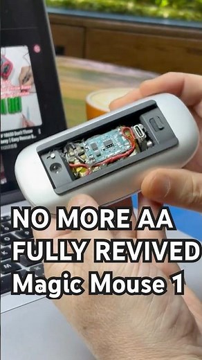 Magic Mouse 1 Revived: No More AA Batteries, USB-C DIY
