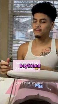 Boyfriend Did Her Nails 😍