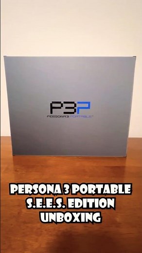 Persona 3 Portable S.E.E.S. Edition Unboxing!