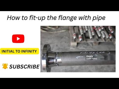 How to Fit-up Flange with Pipe || Step by Step Guide ||Pipe Flange Fit-up || Easy Method Explained||