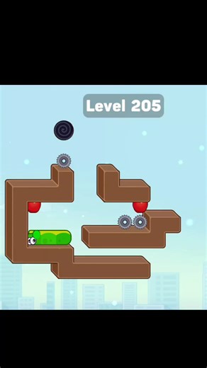 snake puzzle nível 205 #snakepuzzle #jogo #jogos #viral