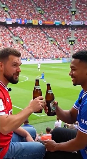 Gehört einfach zusammen: Fußball und Bier