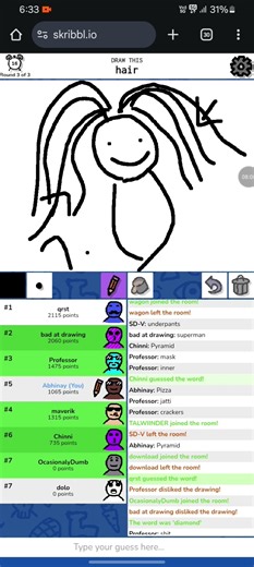 skribbl #skribbl #drawing skills