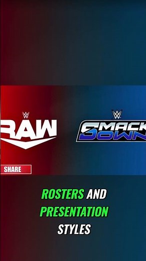 What is the difference between RAW vs SmackDown?