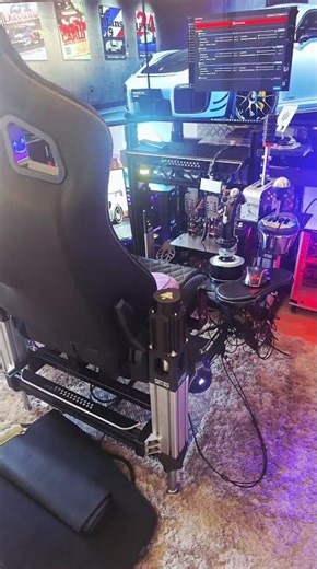 châssis dynamique vérins srt80 simulateur dcs world Flight Simulator et Simrasing #simracing #srt80