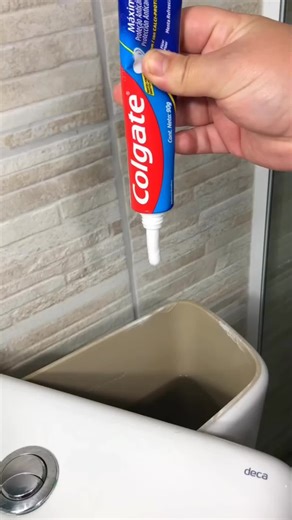 put toothpaste in your toilet tank #tipsandtricks #recipe #cookinghacks #tips #fyp